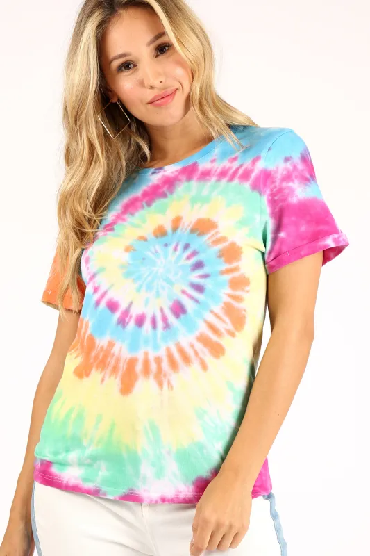 Spiral Tie Dye Tee sold by Prince Peter Collection
