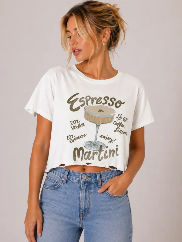 ESPRESSO MARTINI CROP made by Prince Peter Collection