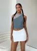 Bold Move Mini Skirt White Low Impact sold by Princess Polly