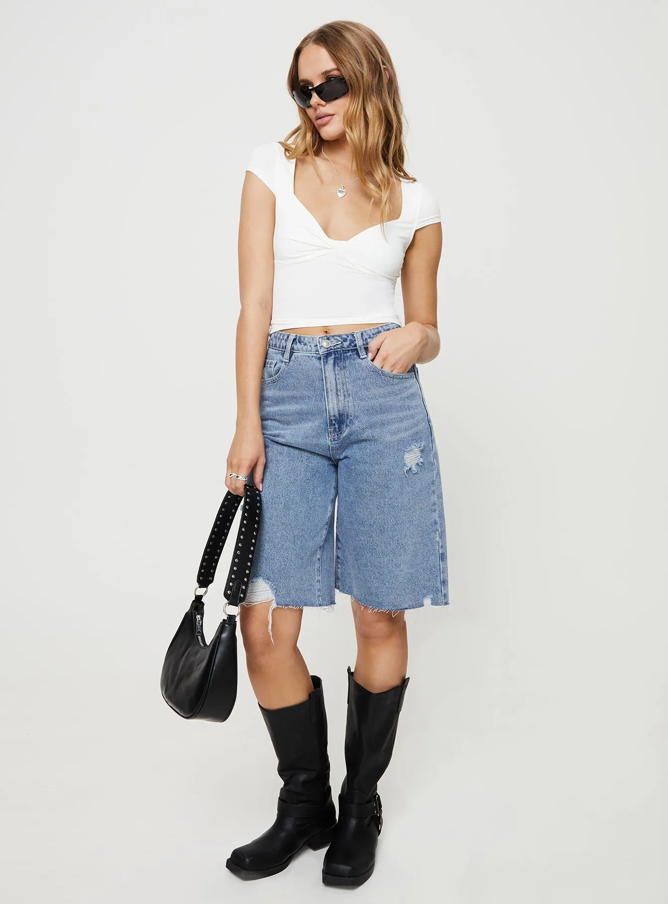 Clyne Top White sold by Princess Polly product image thumbnail 3