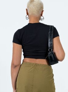 Motel Surtila Top Black sold by Princess Polly