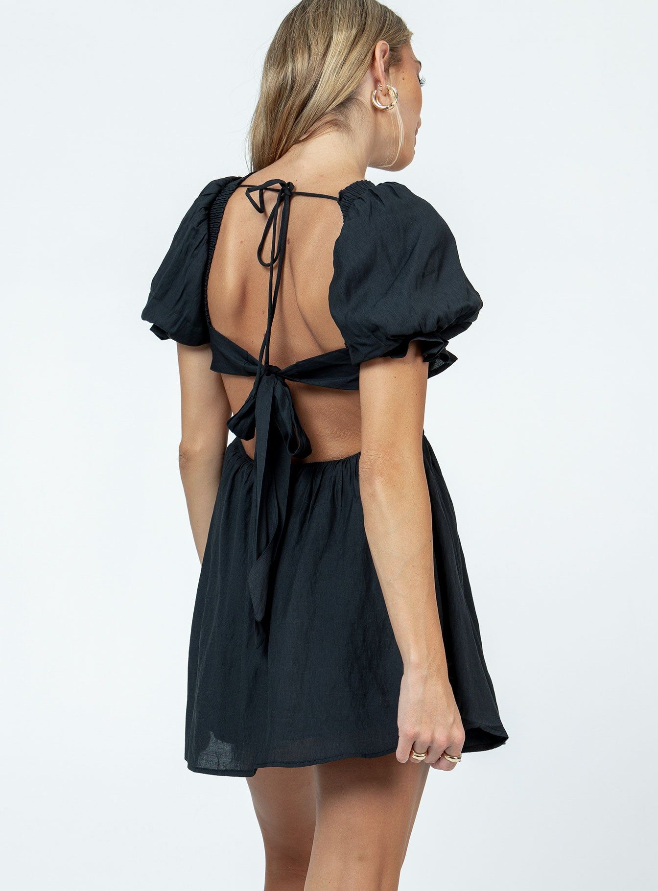 Dani Mini Dress Black sold by Princess Polly product image thumbnail 4