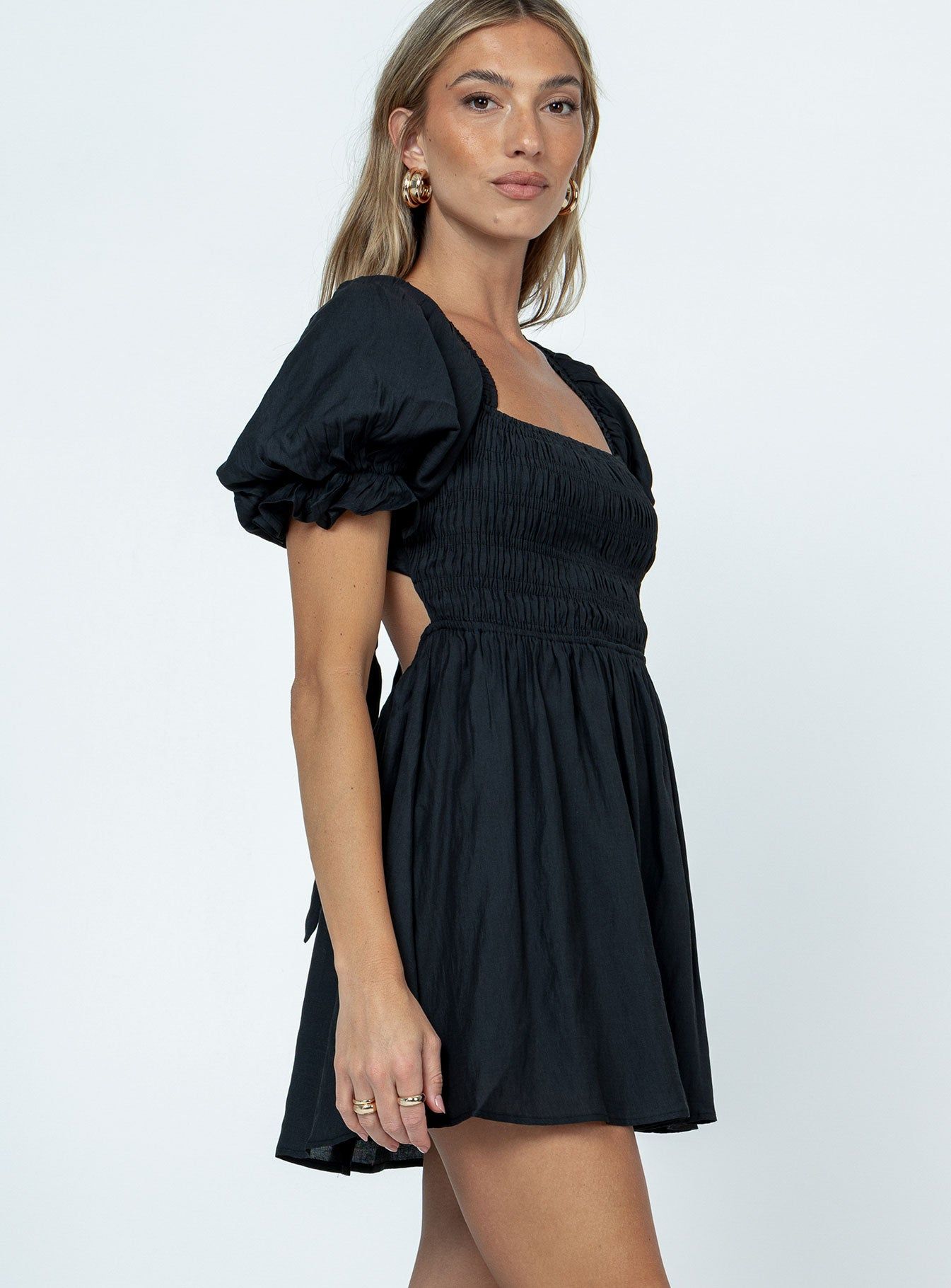 Dani Mini Dress Black sold by Princess Polly product image thumbnail 3