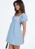 Let's Dance Mini Dress Blue sold by Princess Polly