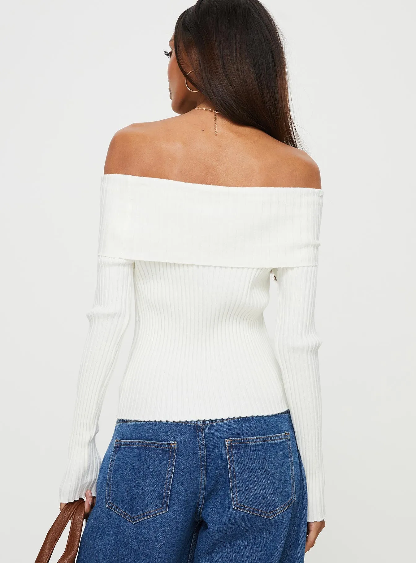 Coolidge Off The Shoulder Top White sold by Princess Polly product image thumbnail 5