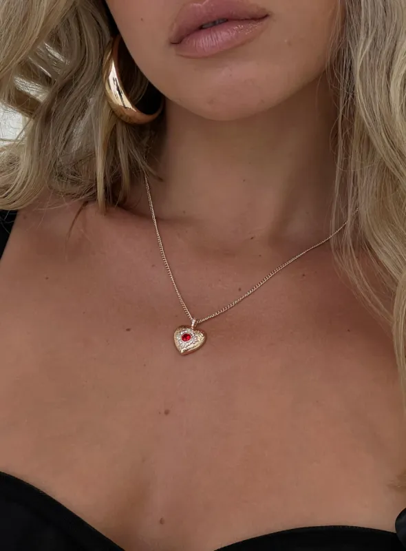Loire Necklace Gold sold by Princess Polly