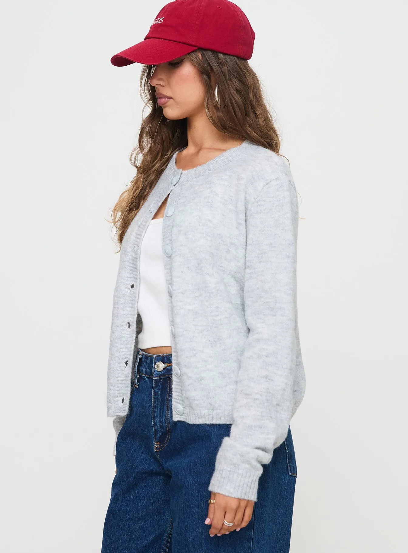 Denmark Cardigan Grey sold by Princess Polly product image thumbnail 4