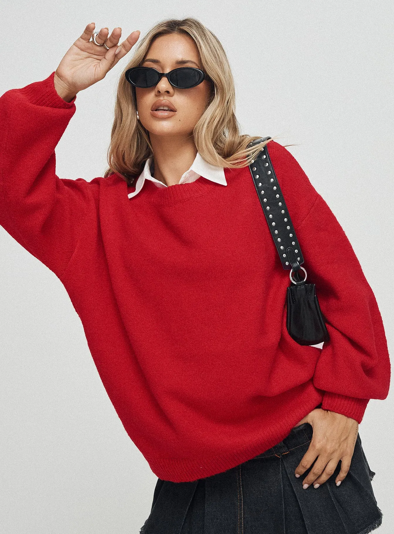 Ryanna Sweater Red sold by Princess Polly product image thumbnail 2