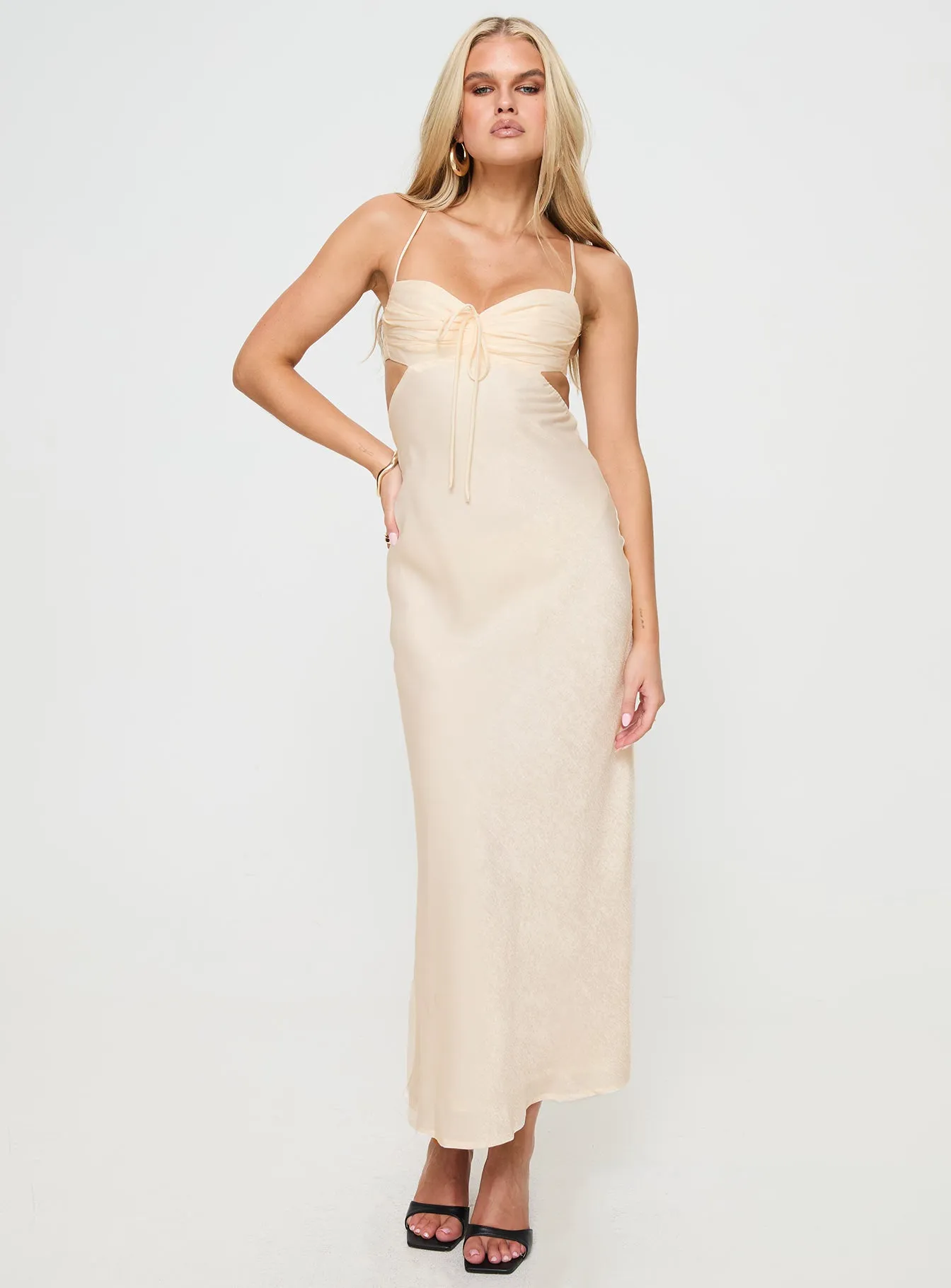 Durand Maxi Dress Cream sold by Princess Polly product image thumbnail 3