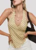 Fayez Top Diagonal Stripe Yellow sold by Princess Polly