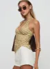 Fayez Top Diagonal Stripe Yellow sold by Princess Polly