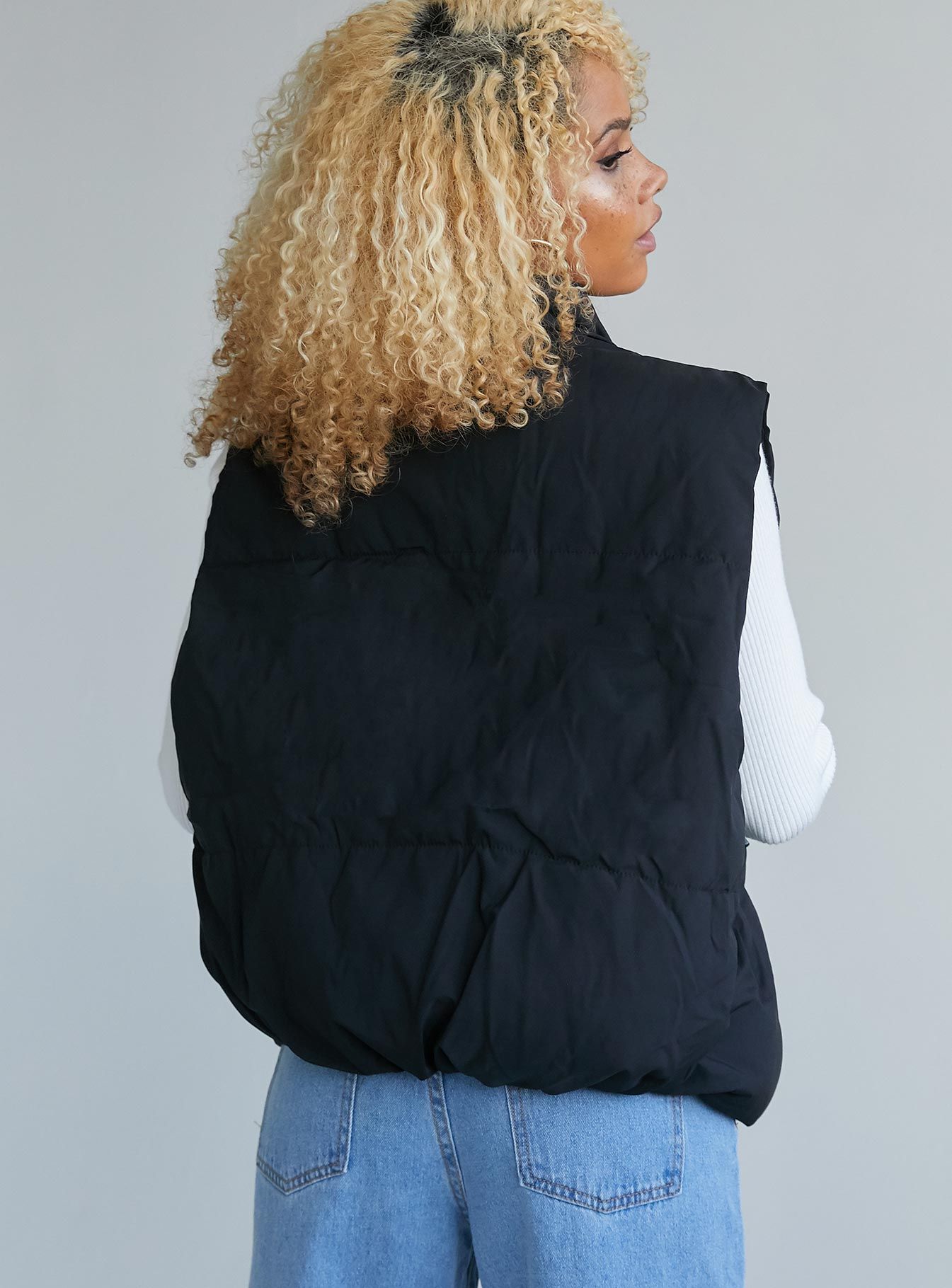 Haiden Puffer Vest Black sold by Princess Polly product image thumbnail 4