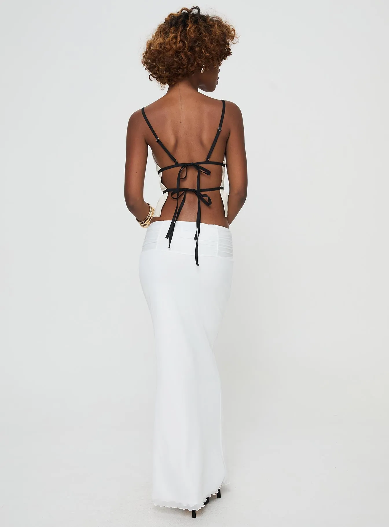 Meredith Maxi Skirt White sold by Princess Polly product image thumbnail 5