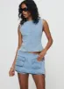 Countryside Skort Classic Denim sold by Princess Polly