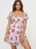 Let's Dance Mini Dress Cream Floral sold by Princess Polly