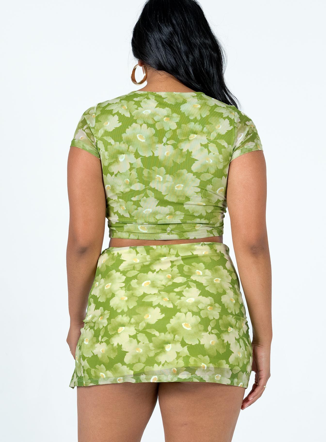Piama Mini Skirt Green sold by Princess Polly product image thumbnail 5