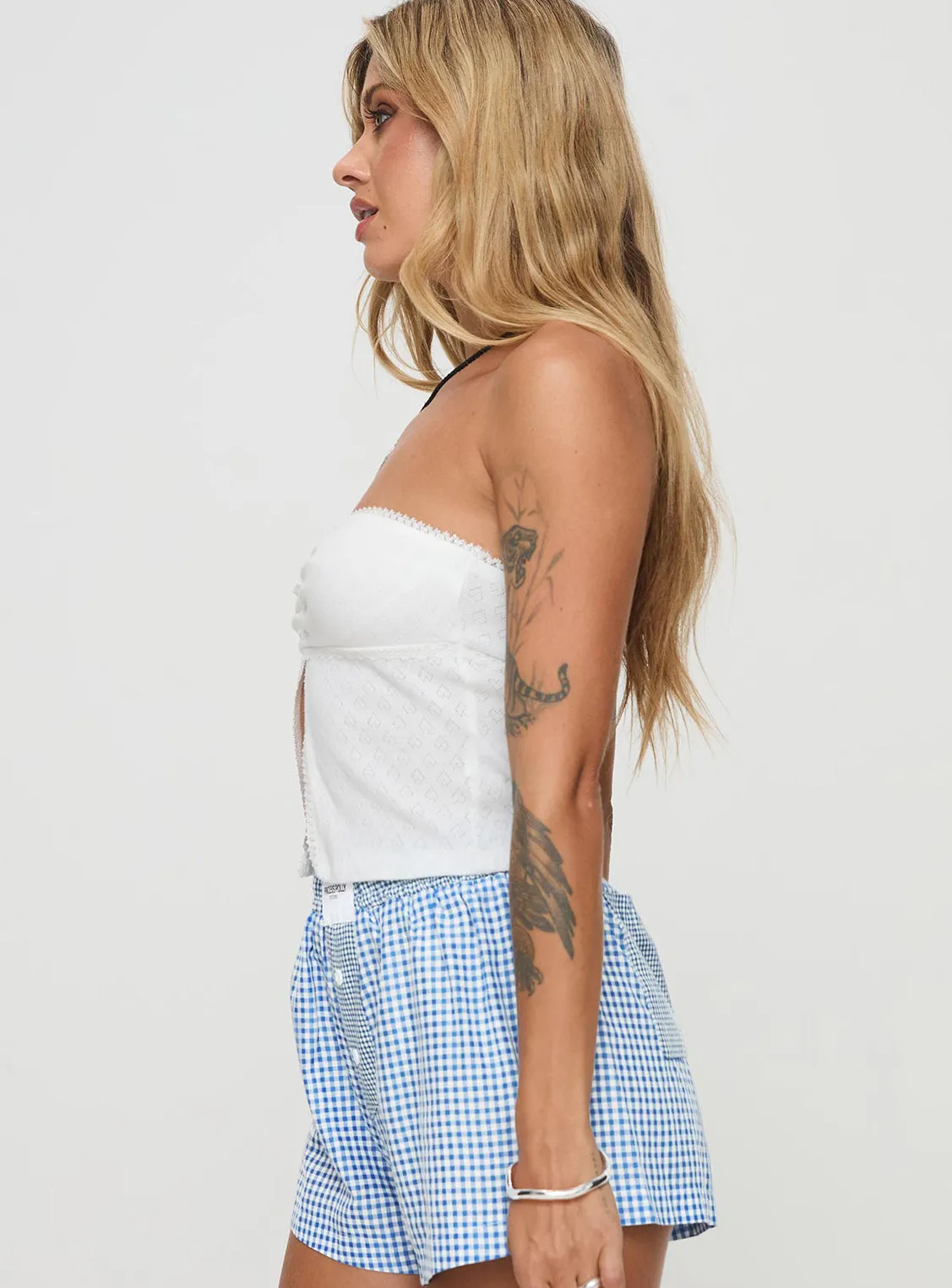 Brekke Strapless Top White sold by Princess Polly product image thumbnail 4