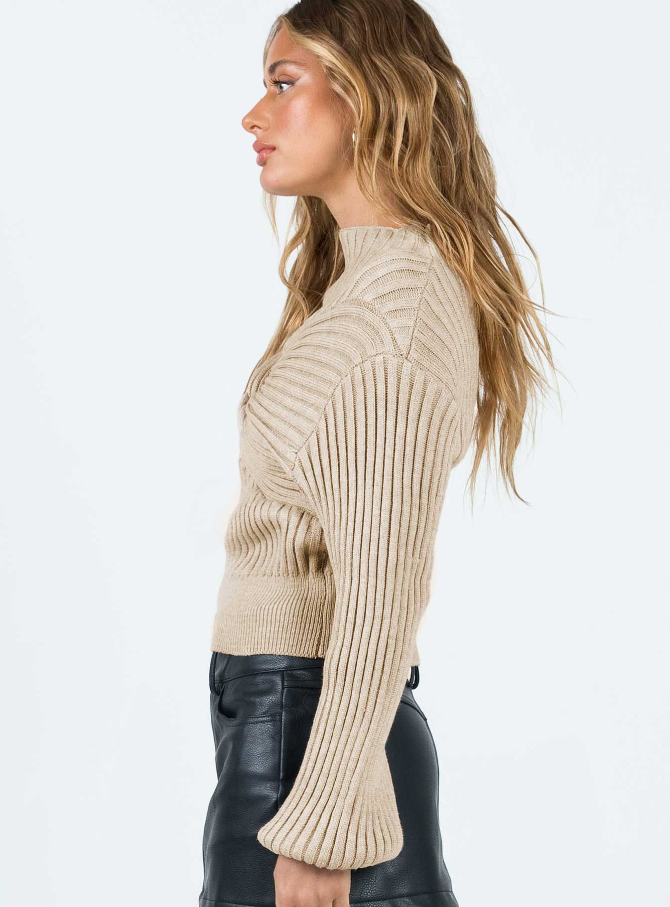 Cardoc Sweater Beige sold by Princess Polly product image thumbnail 4
