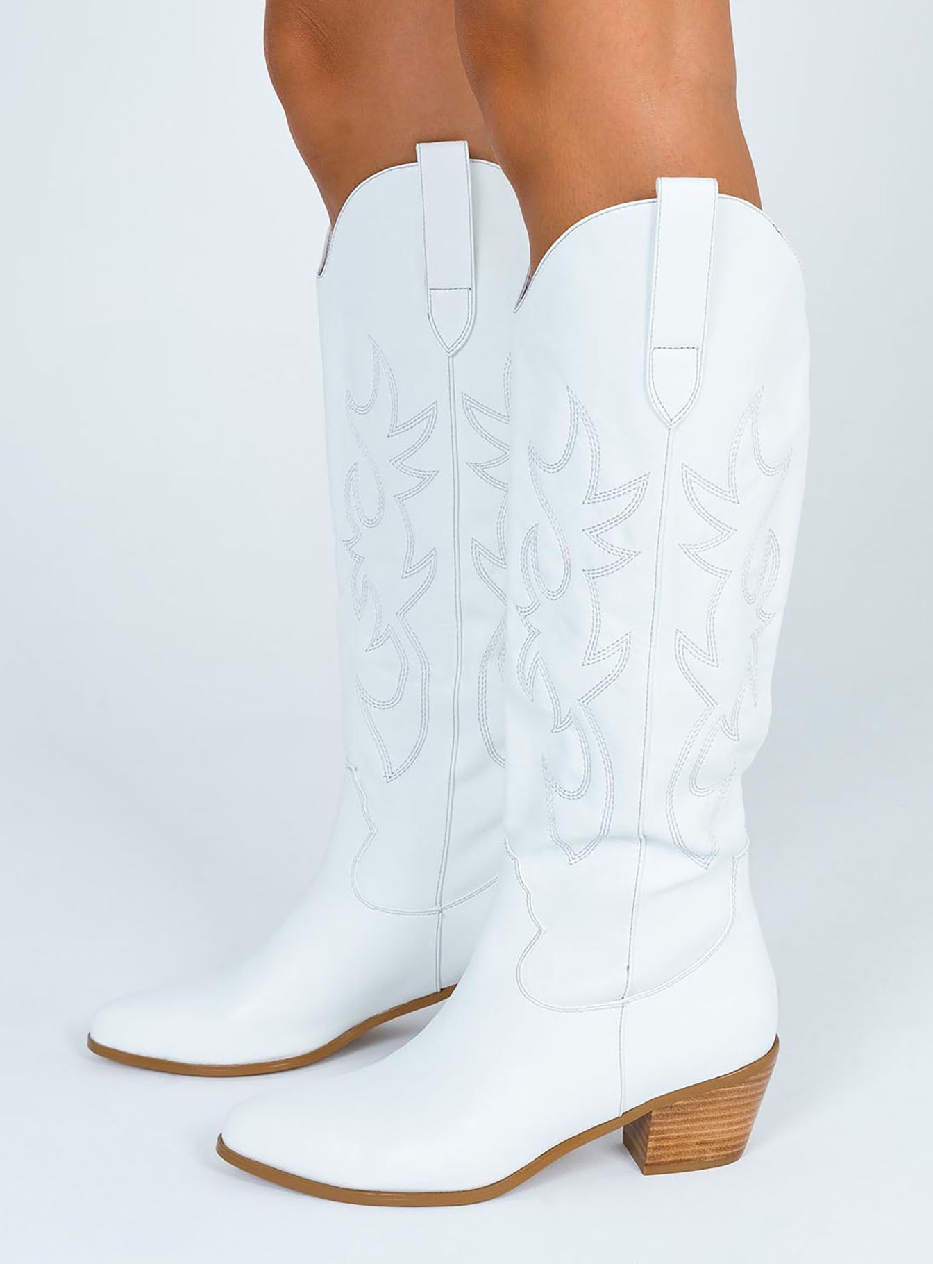 Billini Urson Boots White sold by Princess Polly product image thumbnail 2