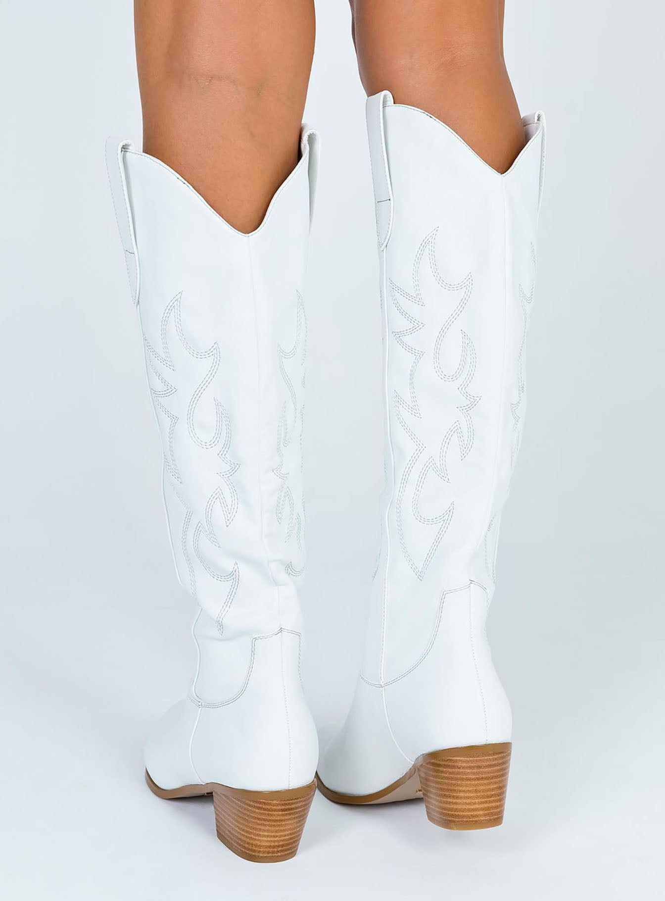 Billini Urson Boots White sold by Princess Polly product image thumbnail 3