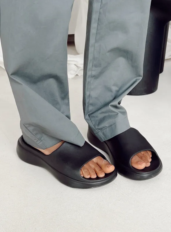 Havana Slides Black sold by Princess Polly