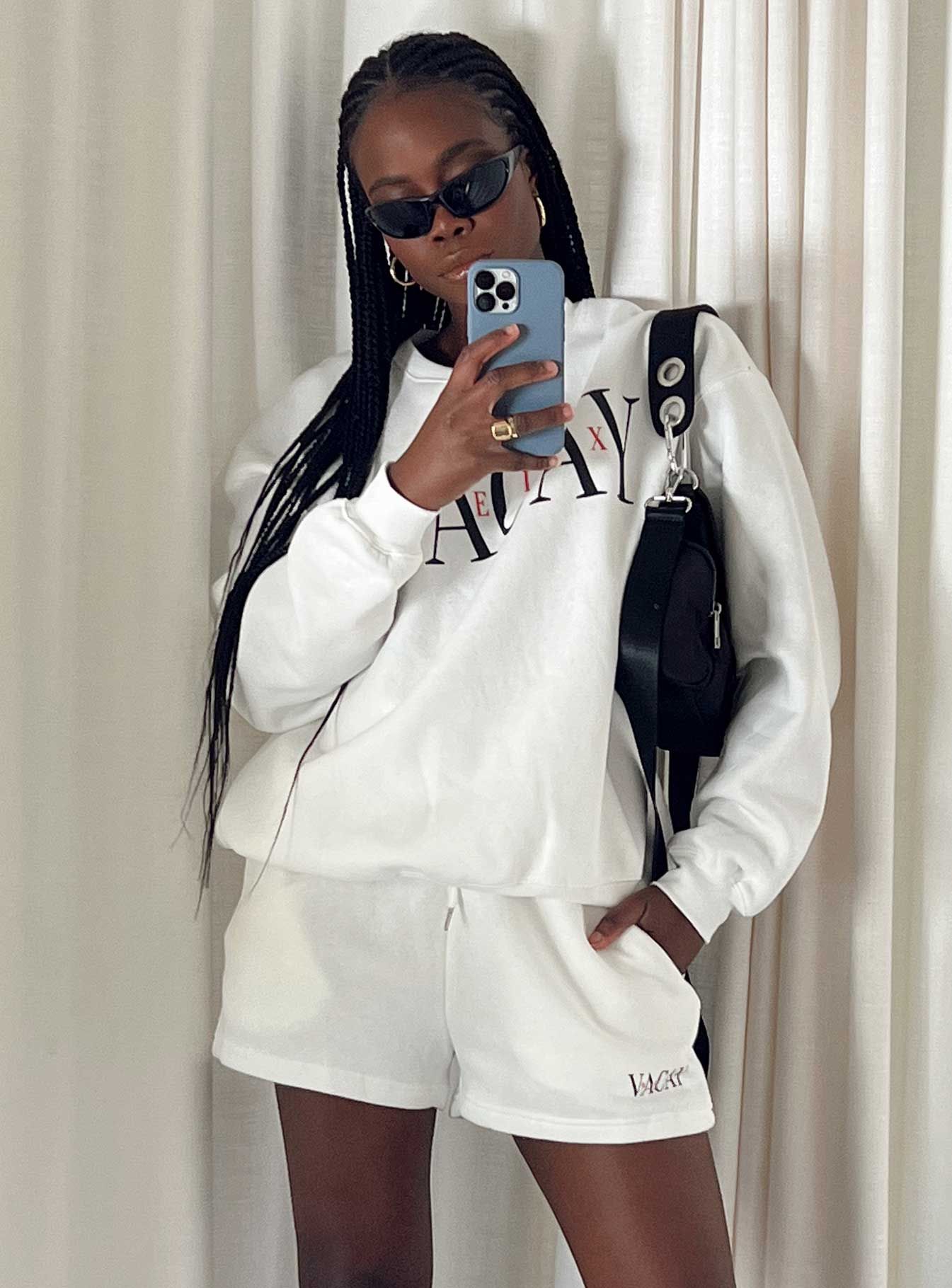 Vaycay Shorts White sold by Princess Polly