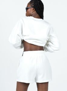 Vaycay Shorts White sold by Princess Polly
