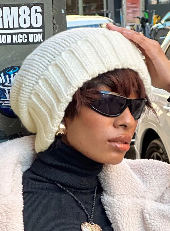 Linnea Beanie Cream sold by Princess Polly