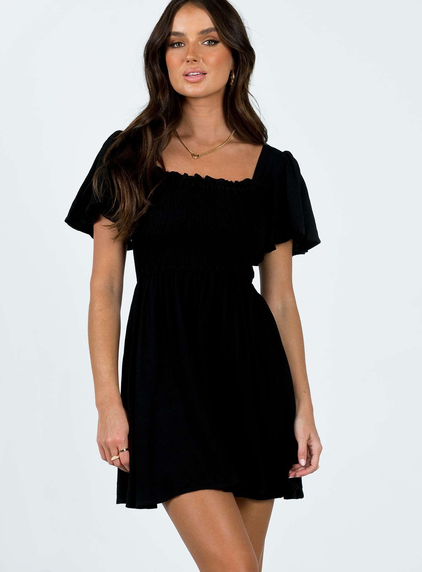 Imagine Mini Dress Black sold by Princess Polly product image thumbnail 2