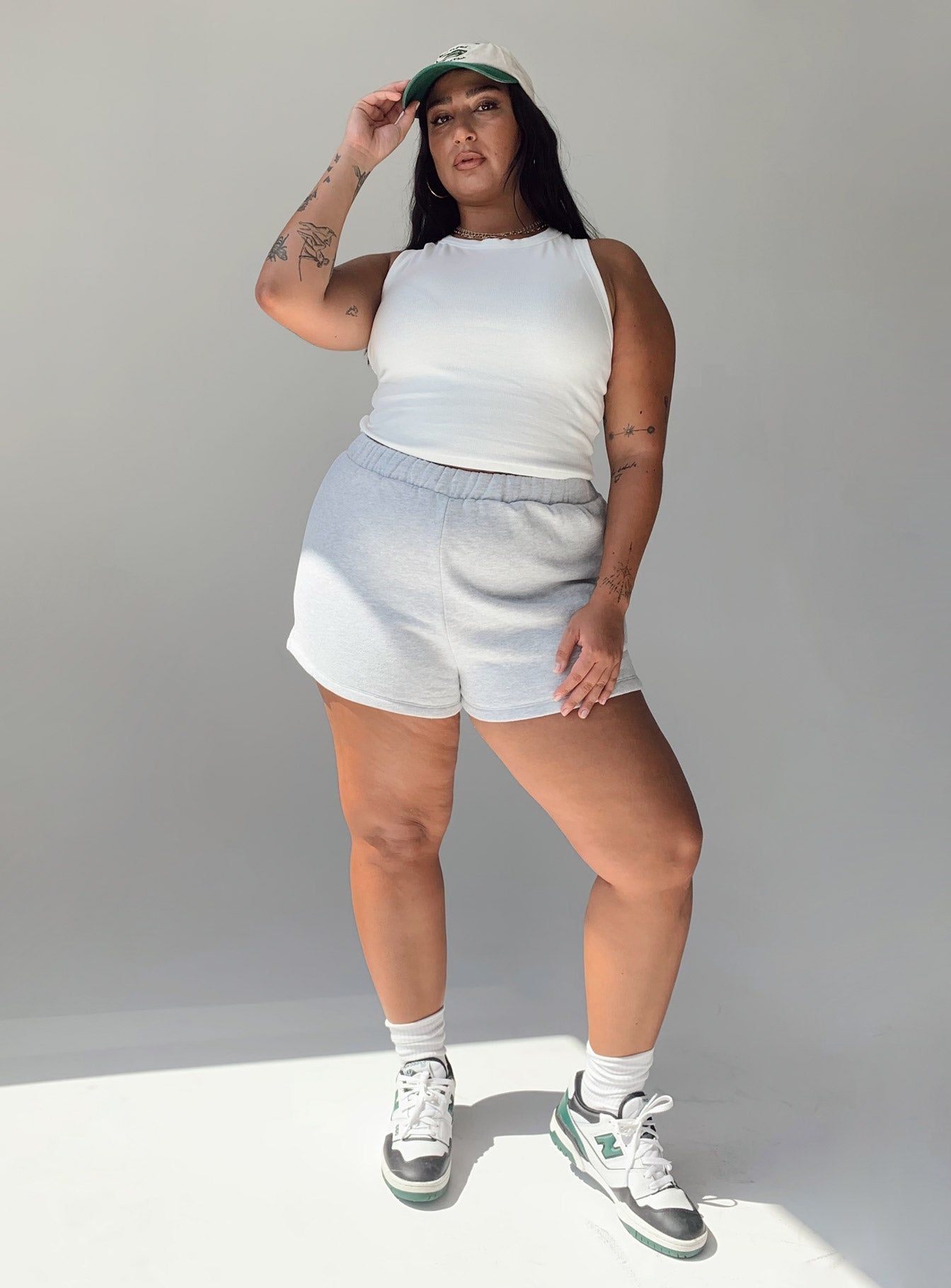 Florida Shorts Grey Curve sold by Princess Polly product image thumbnail 2