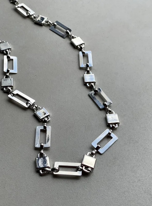 Jerrad Chain Belt Silver sold by Princess Polly