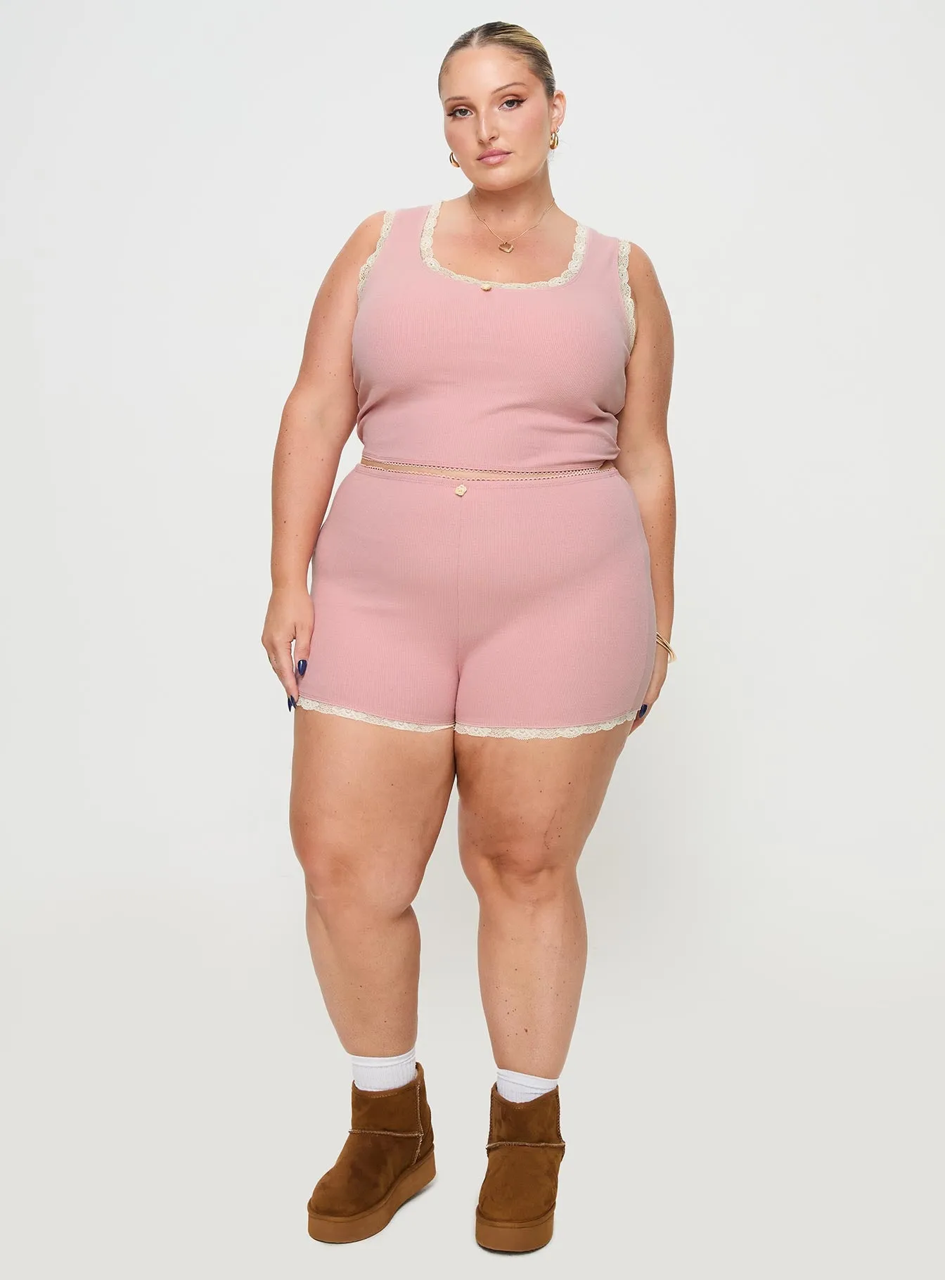 Morning Tea Sleep Set Pink Curve sold by Princess Polly product image thumbnail 3