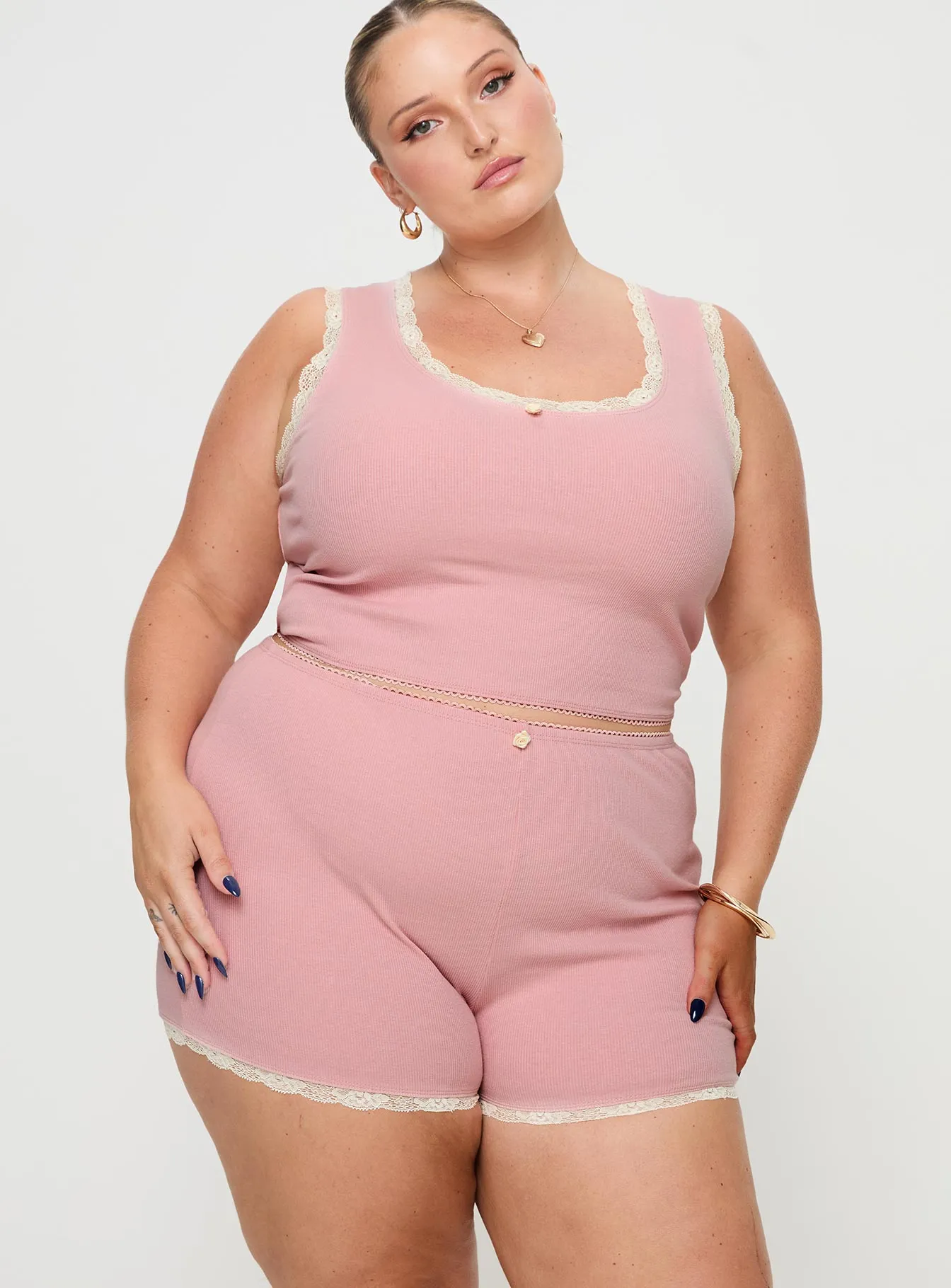 Morning Tea Sleep Set Pink Curve sold by Princess Polly product image thumbnail 2