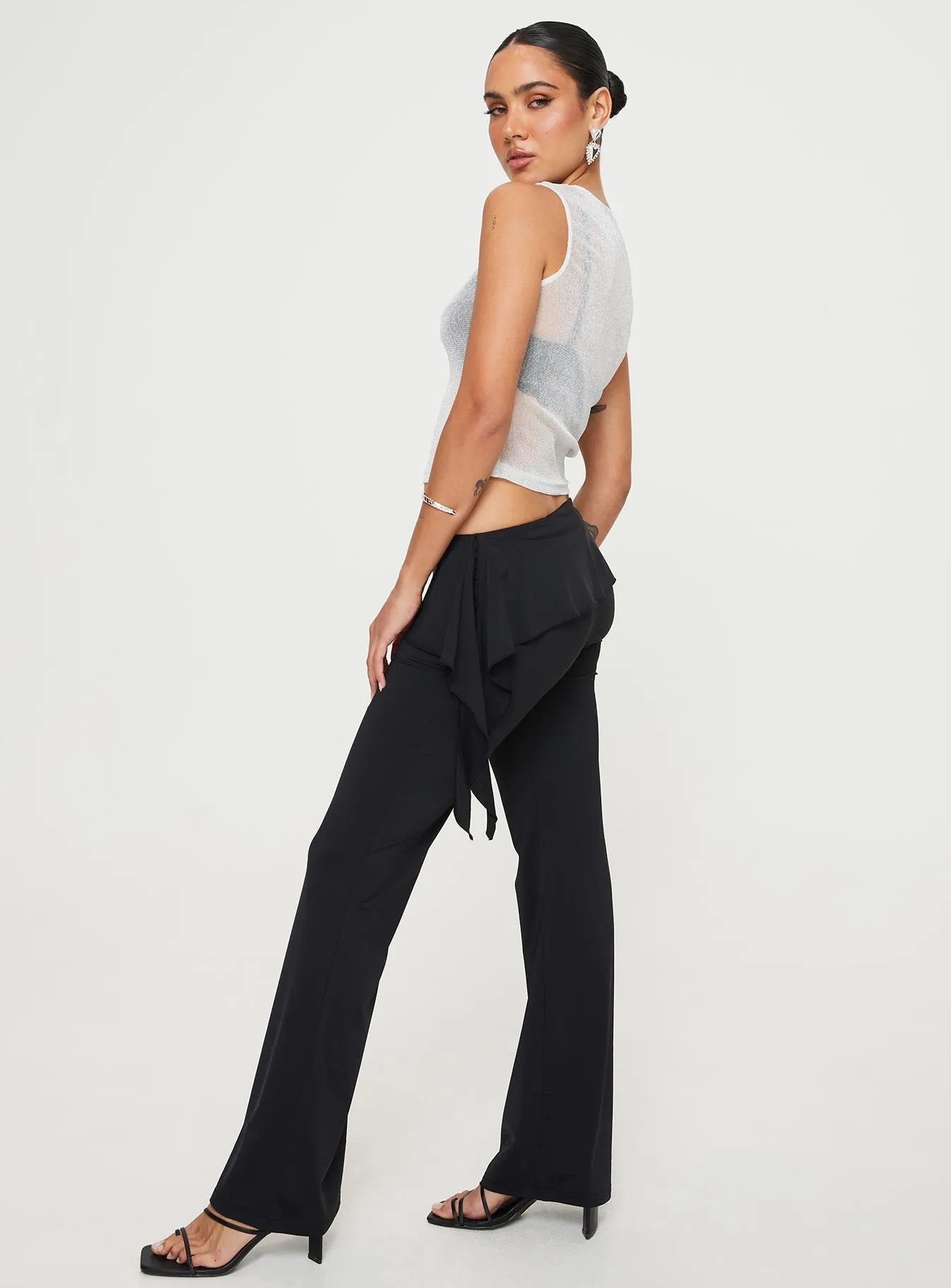 Power To Her Pants Black sold by Princess Polly product image thumbnail 4