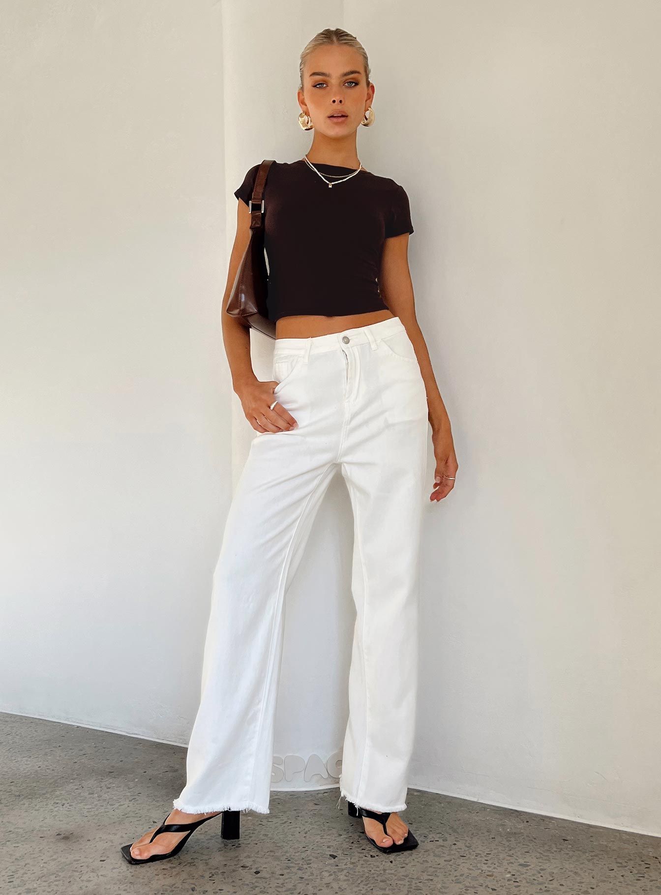 Kalinda Denim Jeans White sold by Princess Polly product image thumbnail 3