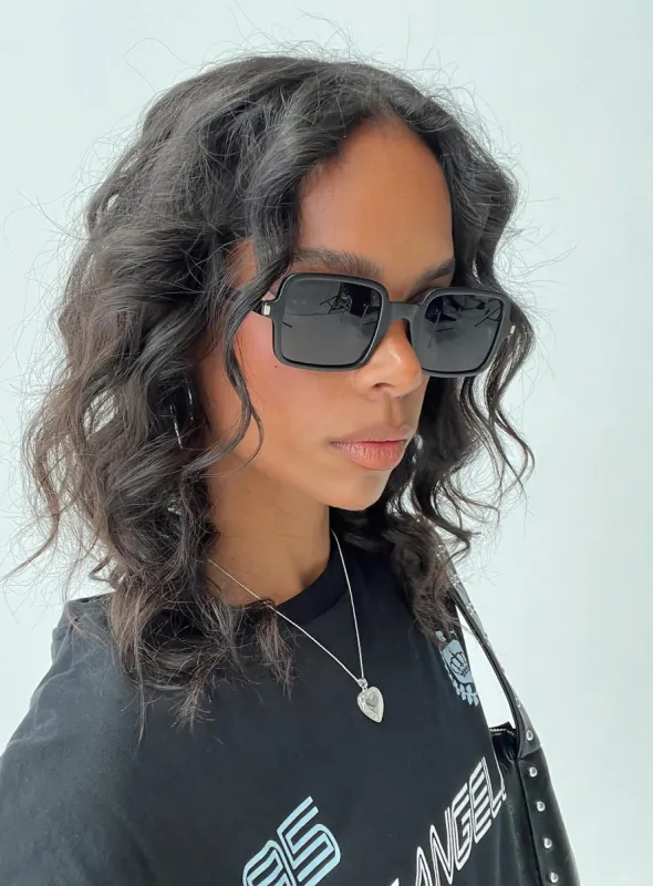 Ignatius Sunglasses Black sold by Princess Polly