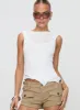 Lefort Tank Top White sold by Princess Polly