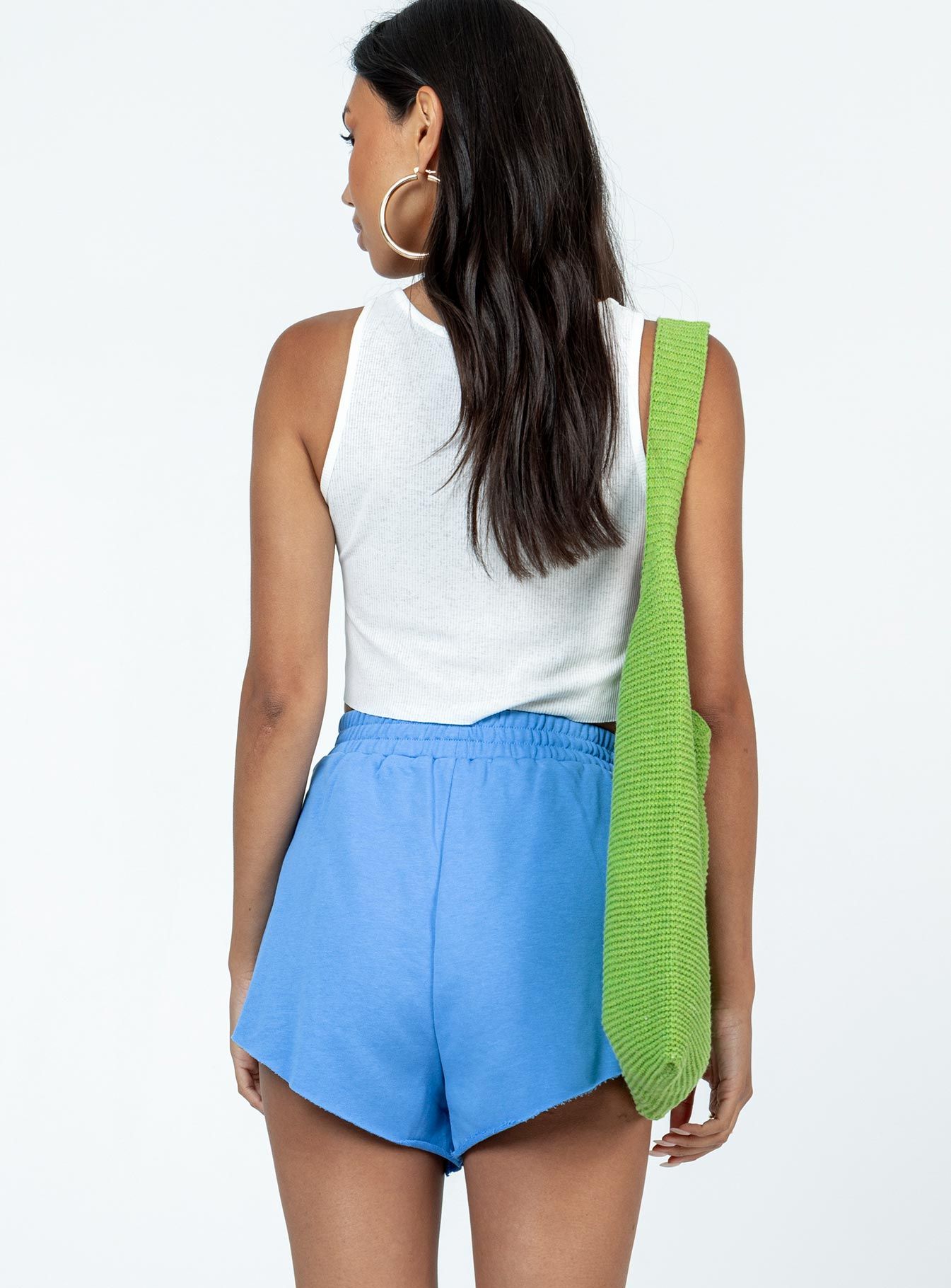 Ines Fleece Shorts Blue sold by Princess Polly product image thumbnail 5