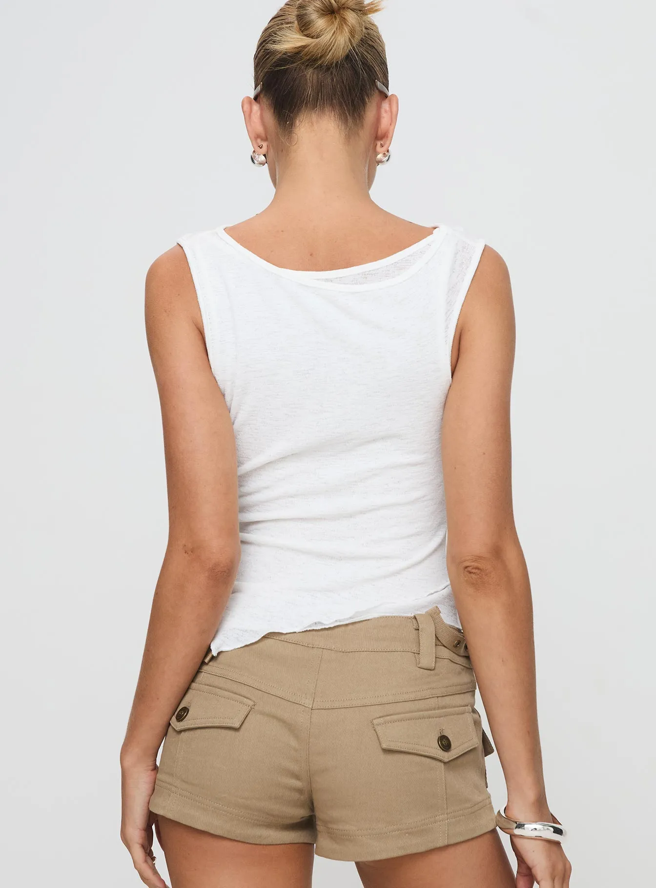 Lefort Tank Top White sold by Princess Polly product image thumbnail 5