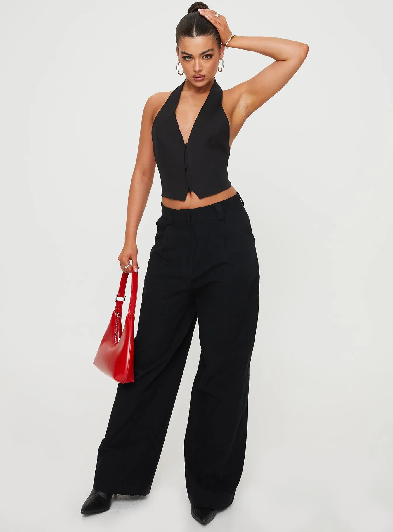 Je Suis Pants Black sold by Princess Polly product image thumbnail 3