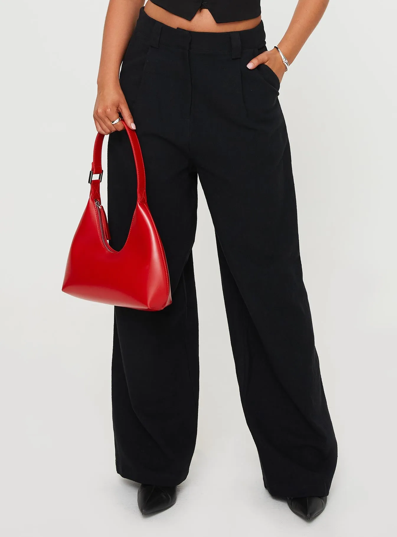 Je Suis Pants Black sold by Princess Polly product image thumbnail 2