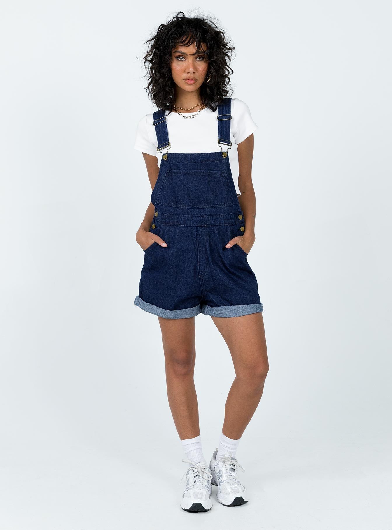 Kacey Overalls Dark Wash Denim sold by Princess Polly product image thumbnail 2