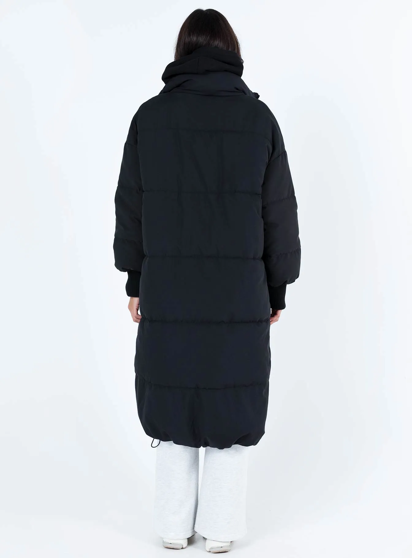 Abe Longline Puffer Jacket Black sold by Princess Polly product image thumbnail 5