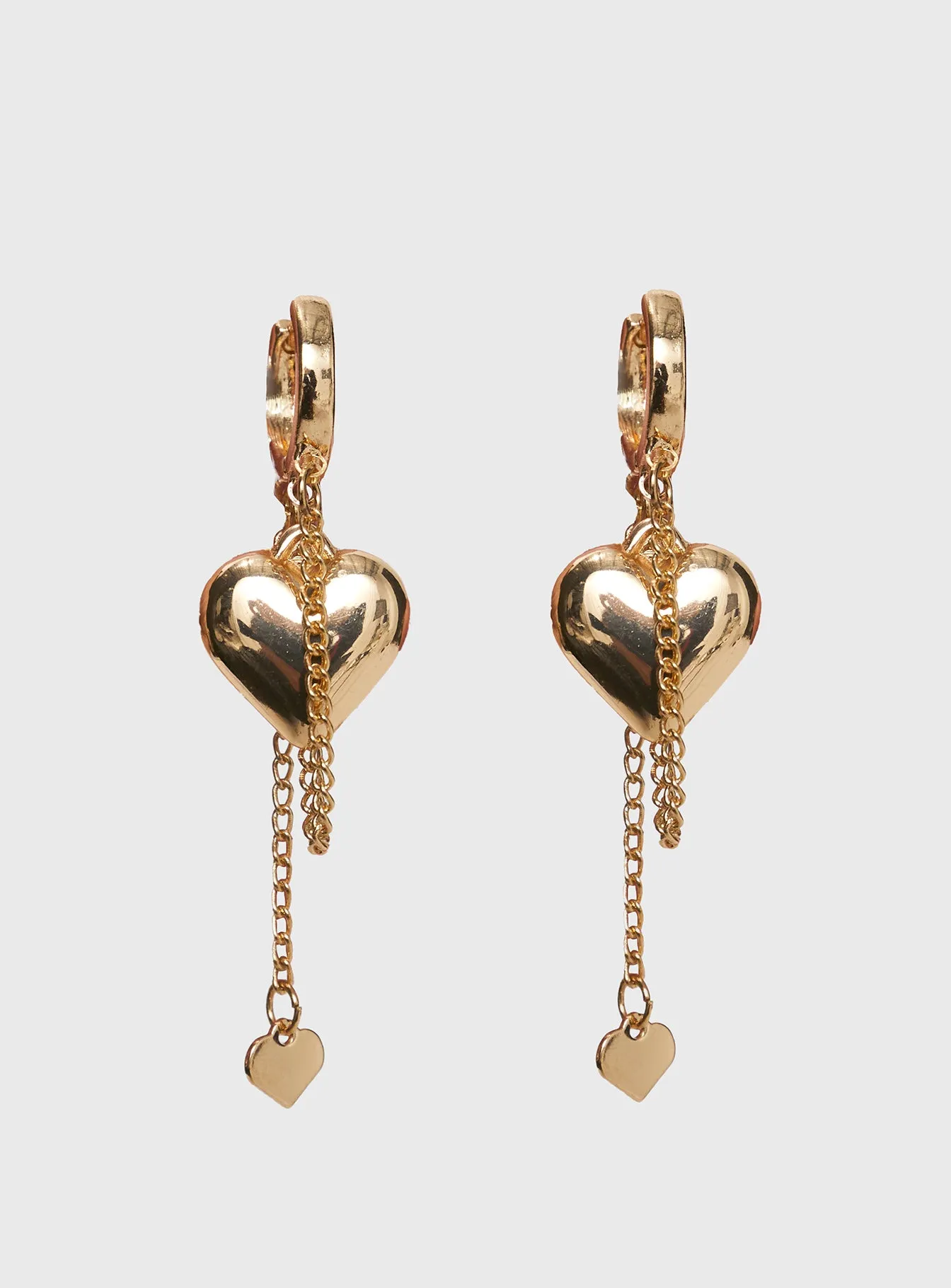 We Found Love Earrings Gold sold by Princess Polly product image thumbnail 2