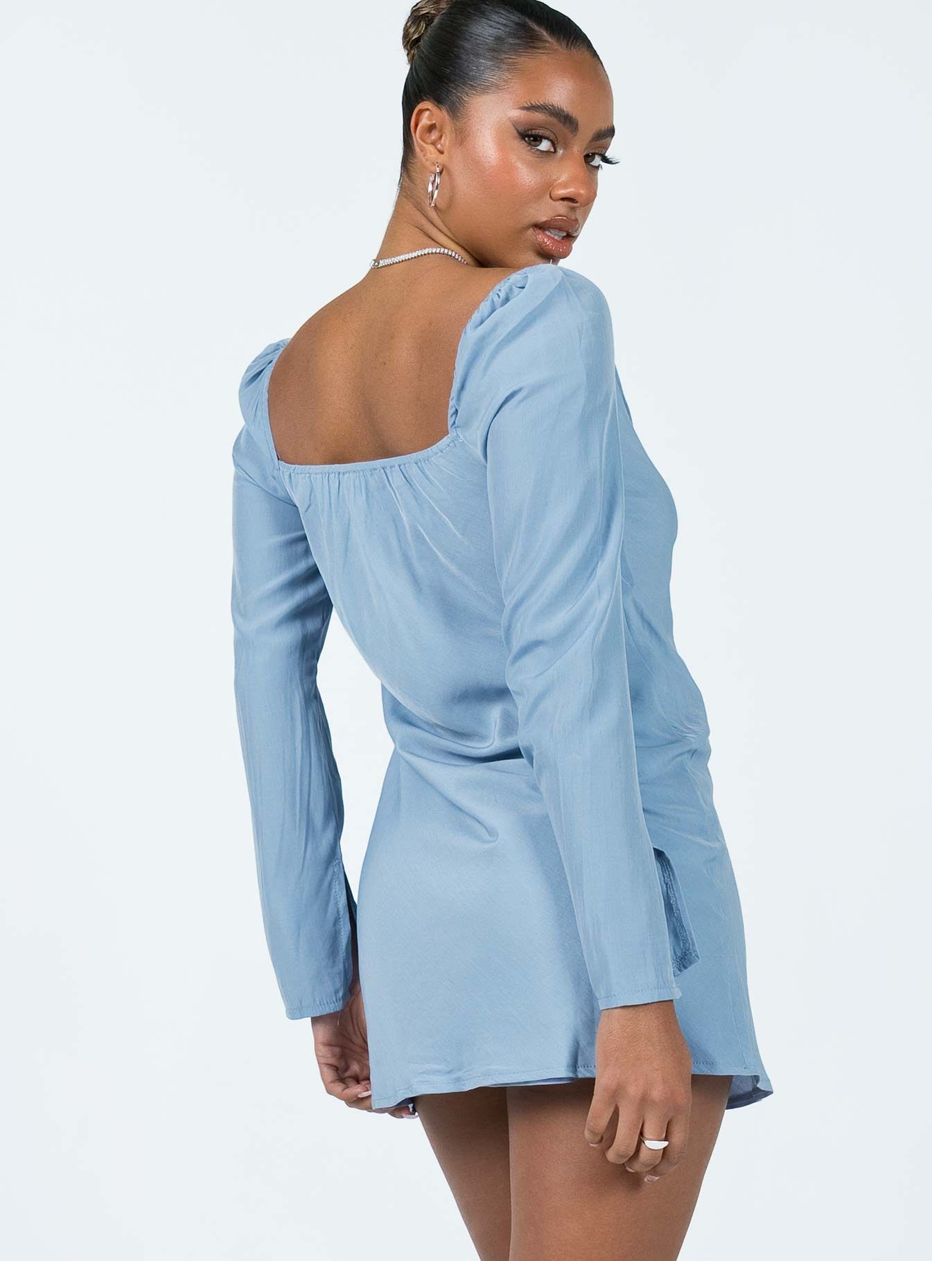 Star Power Mini Dress Blue sold by Princess Polly product image thumbnail 4