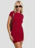 Lex Mini Dress Red sold by Princess Polly