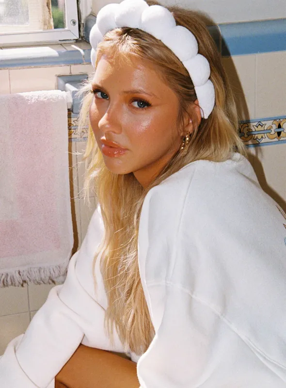 Shimmie Headband White sold by Princess Polly
