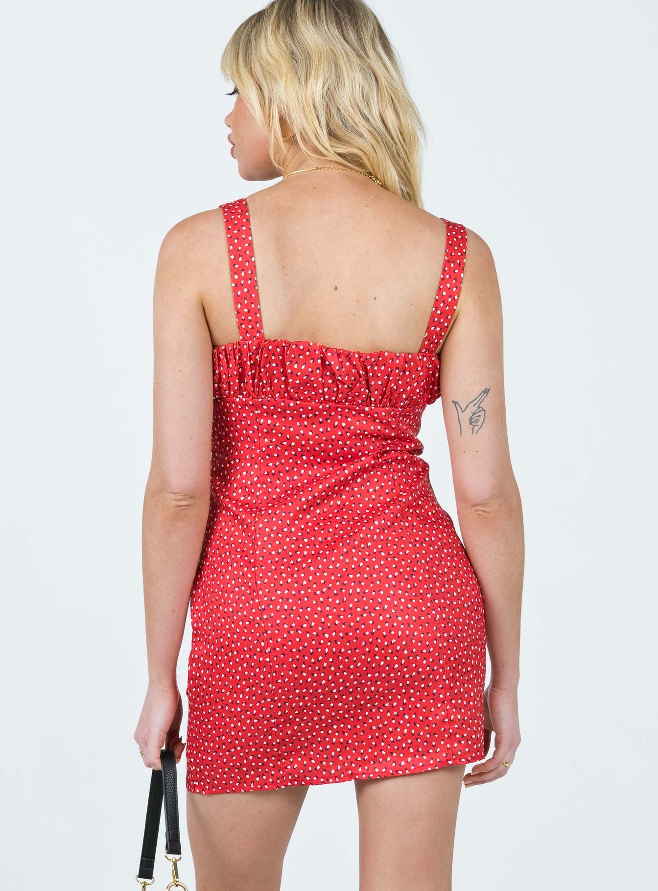 Freya Mini Dress Red sold by Princess Polly product image thumbnail 5