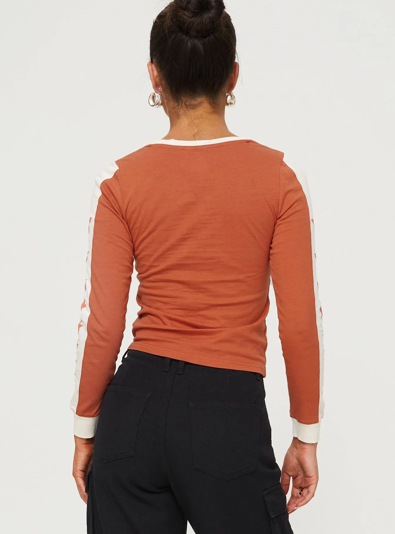 99 Roa Long Sleeve Top Orange sold by Princess Polly product image thumbnail 5