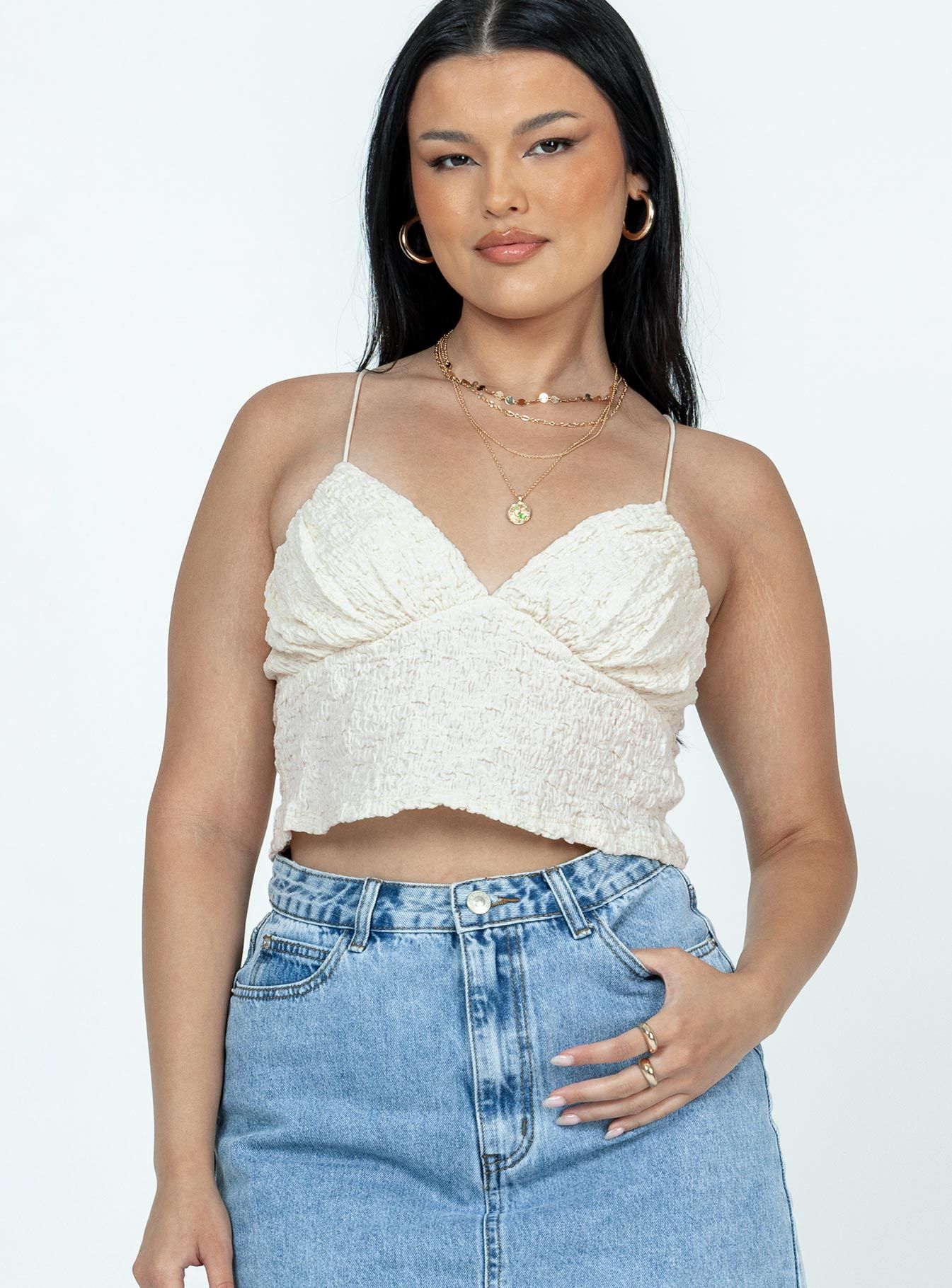 Marcell Top White sold by Princess Polly product image thumbnail 2